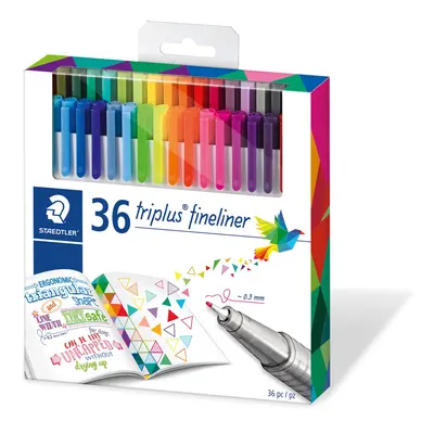 STAEDTLER Color Pen Set Set of Assorted Colors (Triplus Fineliner Pens)