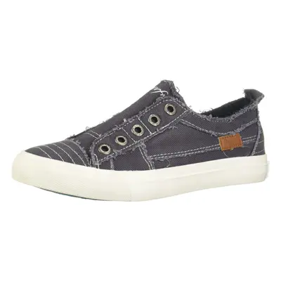 Blowfish Malibu Womens Fashion Casual Sneaker Blue Tuna Smoked Canvas