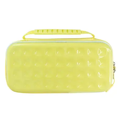 (Yellow) Cute Colorful Portable Storage Bag Travel Carry Case Cover for Nintendo Switch OLED Gam