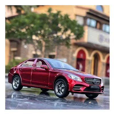 (Red) 1:32 C-Class C260L Alloy Car Model Diecasts Metal Toy Vehicles Car Model Simulation Sound 