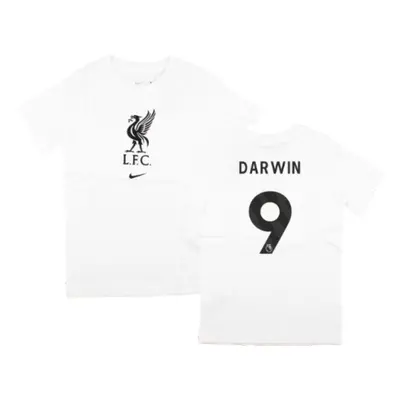 (SB) Liverpool Crest Tee (White) - Kids (Darwin 9)