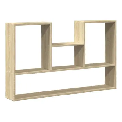 (sonoma oak) vidaXL Wall Shelf Floating Shelf Display Storage Shelf Engineered Wood