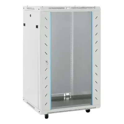 (grey, x x mm) vidaXL Network Cabinet with Feet Office Server Rack Data Cabinet 19" IP20