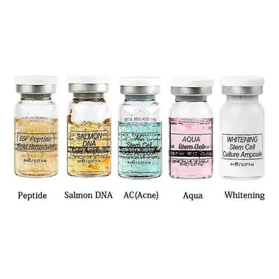 (5pcs Gold Serum Mix) Ampoule BB Cream Glow Face Serum Niacinamide Essence Foundation Beauty Bri