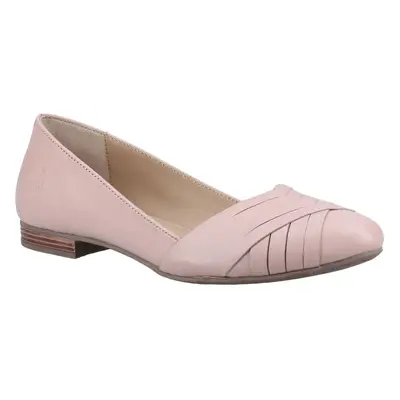 (Pink, (Adults')) Hush Puppies Marley Ballerina Leather Women's Blush Flats