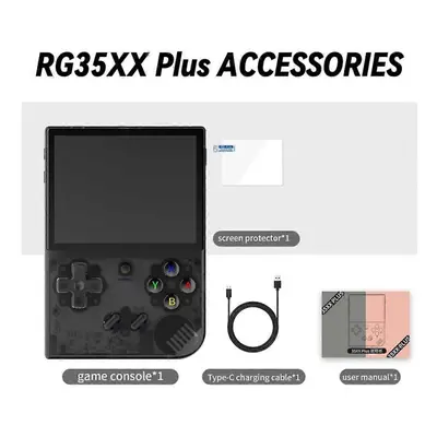 RG35XX PLUS Retro Game Console+Bag 3.5 Inch IPS 64G+128G Games Support -Compatible TV Game Playe