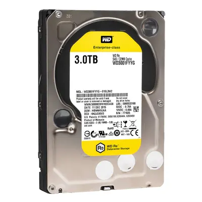 Western Digital Re WD3001FYYG 3TB RPM SAS 6Gb/s 32MB Cache 3.5 Inch Datacenter Capacity Enterpri