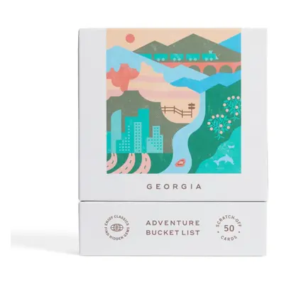 Georgia Adventure Bucket List: Scratch-Off Cards for Outdoor Activities Tourist Attractions and 