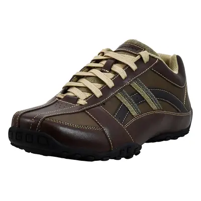 Skechers USA Men's Citywalk Malton Oxford Sneaker Brown M US