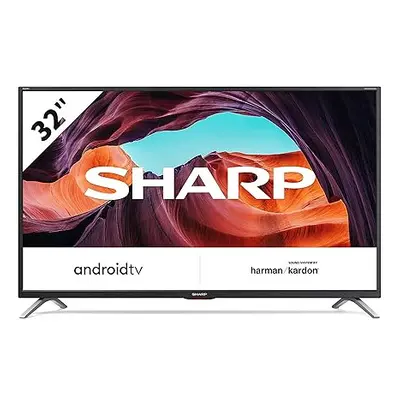 SHARP 1T-C32BI6KE2AB 32-inch 720p HD Ready Android TV with Chromecast