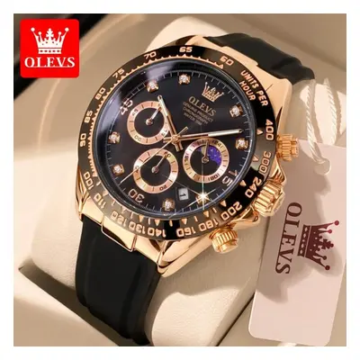 (brown) Olevs Luxury Men Watch Quartz Man Watches Waterproof Luminous Top Brand Watch For Men Da