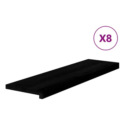 (dark brown, x x cm/ pcs) vidaXL Stair Treadss Step Mat Door Mat Tread Mat Untreated Solid Wood 