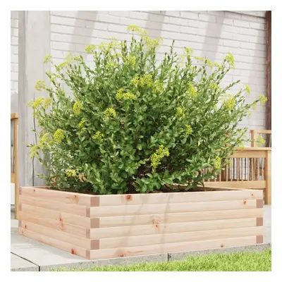 vidaXL Garden Planter 80x80x23 cm Solid Wood Pine