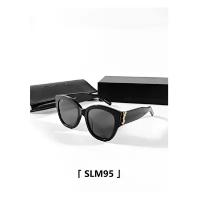 NEW SAINT LAURENT SUNGLASSES SL M95 BLACK/GRAY AUTHENTIC