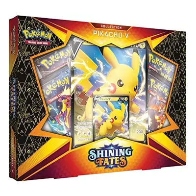 PokÃ©mon TCG: Shining Fates Collection - Pikachu V (1 Foil Promo Card, Oversize Card & Booster P