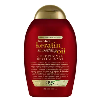 OGX FrizzFree Keratin Smoothing Oil Conditioner in for Frizzy Hair Shiny Hair RED ml