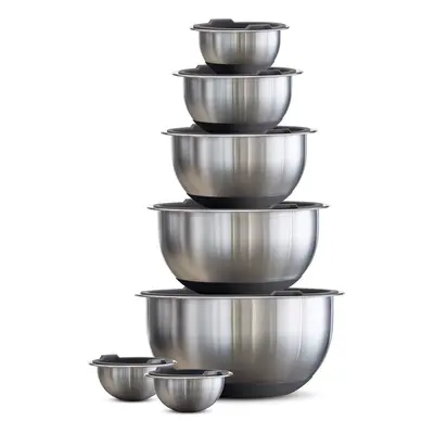 Tramontina Covered Mixing Bowls Stainless Steel Pc Gray 80202/507DS