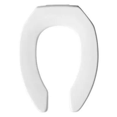 BEMIS 2L2155T Medic-Aid 2" Lift Raised Open Front Plastic Toilet Seat, ELONGATED, Long Lasting S