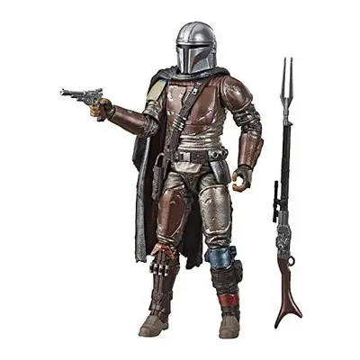 The Black Series Carbonized Collection The Mandalorian Toy 6-inch Scale Action Figure, Toys For 