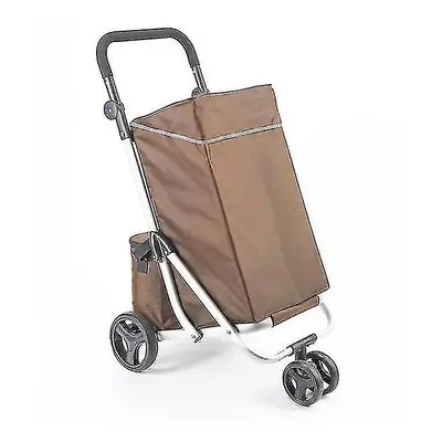 Lightweight 4-wheel Shopping Trolley