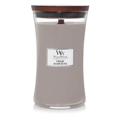 Woodwick Large Hourglass Scented Candle | Fireside | with Crackling Wick | Burn Time: Up to Hour