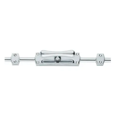 T Bar Handled Espagnolette Set x 38mm Backplate Polished Chrome