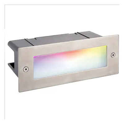 Outdoor IP44 SMART RGB Brick Light - 3.5W RGB LED - Stainless Steel