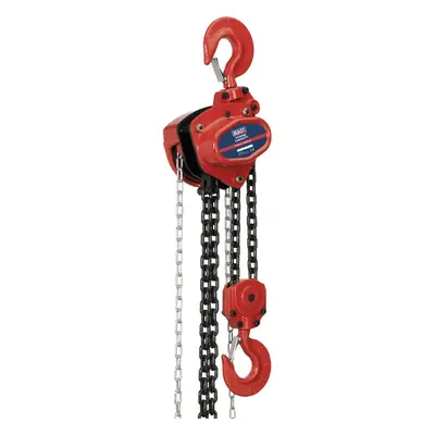 3 Tonne Chain Block - Hardened Alloy Chains - 3m Drop - Mechanical Load Brake