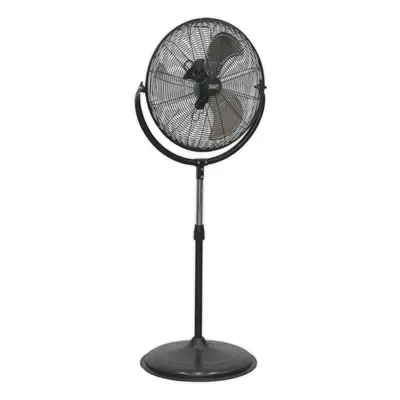 Industrial 20" Pedestal Fan - Speed Settings - High Velocity - Fully Guarded