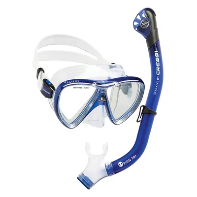 Cressi Ikarus & Orion Dry Translucent Cobalt One Size