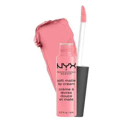 NYX PROFESSIONAL MAKEUP Soft Matte Lip cream, Lightweight Liquid Lipstick - Tokyo (Bubblegum Pin