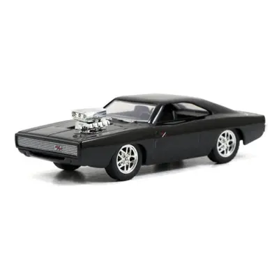 Model Kit Dom\'s Dodge Charger R/T Black Fast & Furious Movie Build N\' Collect 1/55 Diecast Mod