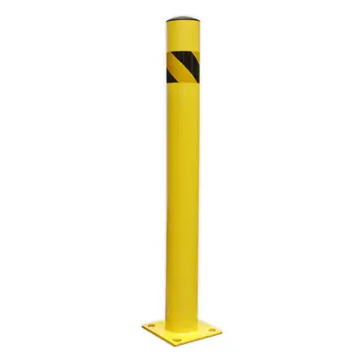 1050mm Anti-Collision Safety Bollard - Car Park / Warehouse Floor Mounted Post