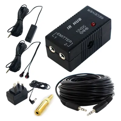 IR Infrared Hub Repeater System Remote Control Extender Magic Eye Receiver Kit