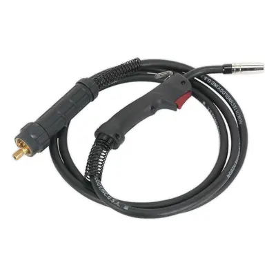 MB15 MIG Torch with Euro Connector - 3m Heat Proof Cable - Contoured Grip