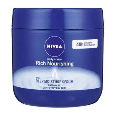 Nivea Body Cream Rich Nourishing Almond Oil 400ml - Pack of