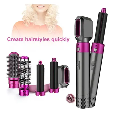 5 In Professional Air Wrap Hair Styler Curler Straightner Hot Air Brush Zsv