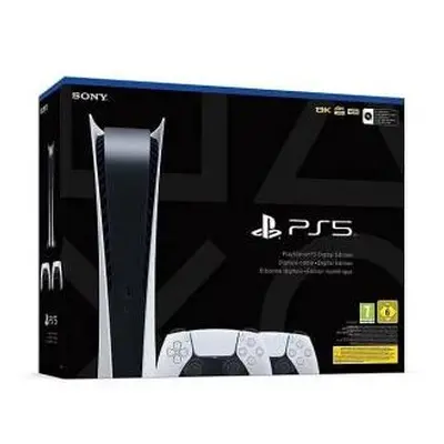 PS5 Console 1TB Digital Slim White +2 Dual Sense ITA