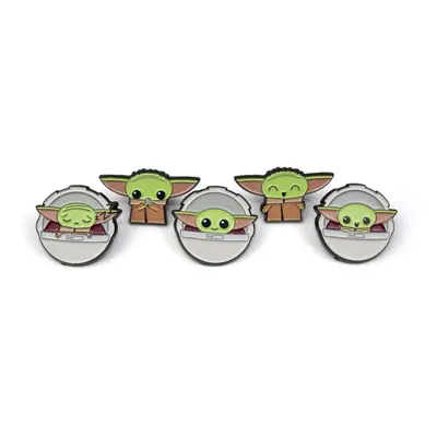 Star Wars: The Mandalorian, The Child 5-Piece Pin Set | Baby Yoda Enamel Pins