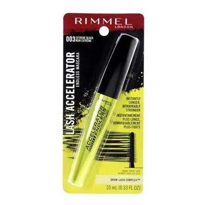 Rimmel Lash Accelerator Mascara, Extreme Black, Pack of