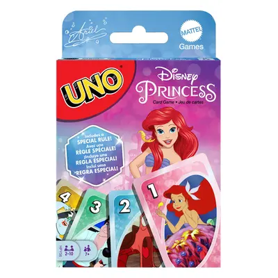 Mattel Games UNO Disney Princess The Little Mermaid Card Game for Fami