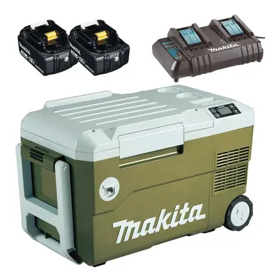 Makita DCW180 18v LXT 20L Cooler & Warmer Cool Box Wheeled 3.0Ah Battery Charger