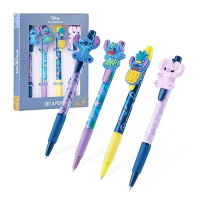 Cute Pens - Pack Stitch Novelty Pens - Lilo and Stitch Gifts