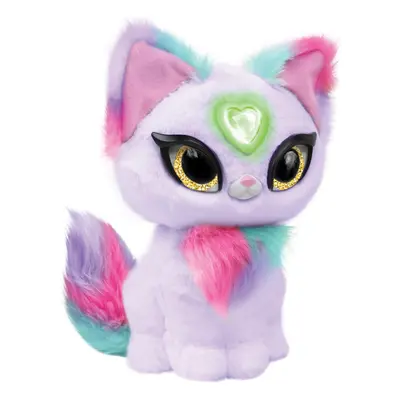 Magic Whispers Zoey Kitty Interactive Plush Pet Kids Toy, Loveable and Lifelike Companion for Bo