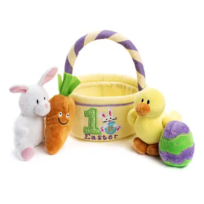 Genius Baby Toys My First Easter Basket for Baby ft Bunny Rabbit, Chic