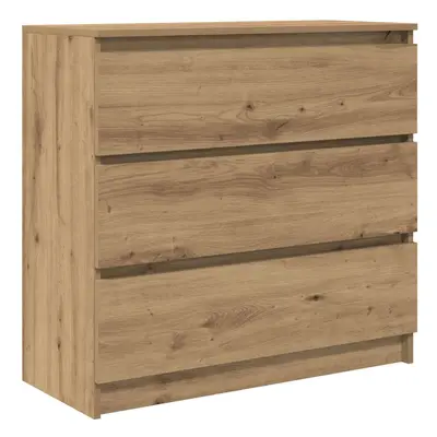 (artisan oak) vidaXL Sideboard Grey Sonoma 80x35x76 cm Engineered Wood storage cabinet