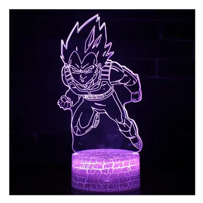 (Type E) 3D Dragon Ball Z LED Small Night Light Son Goku Table Desk Lamp Decor Kids Toys