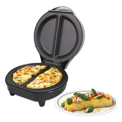 Dual Omelette Maker Electric-Easy Clean Non-Stick Cooking Plate