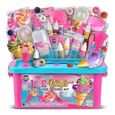 Gift Butter Slime Kit for Girls 10-12, FunKidz Ice Cream Soft Slime Ma