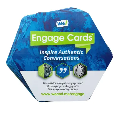 We! Engage Cards Icebreaker Quotes - Talking Point Cards for Trust Building Games, Team Building